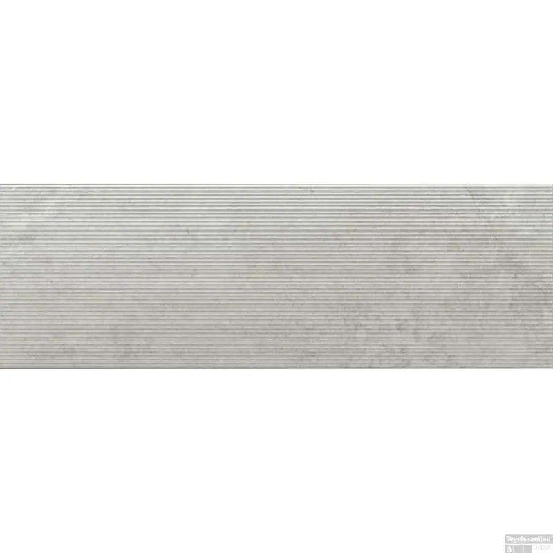 Wandtegels Baldocer Zermatt Canna Acero 30x90 cm Grijs (Doosinhoud 1.08 m2) Gratis Retour