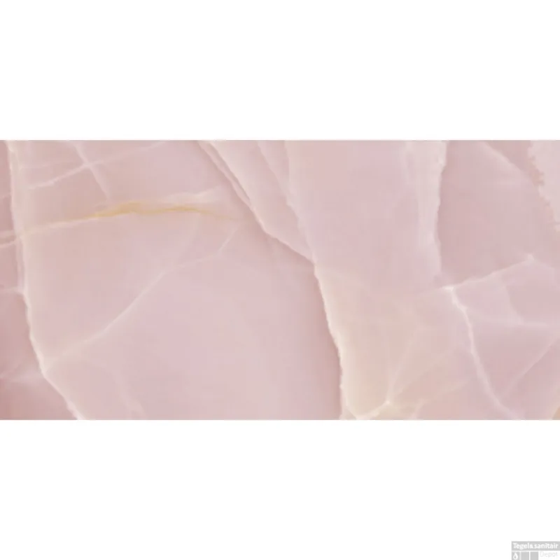 Vloertegel Etile Onyx Rose Pulido Gepolijst 120x60 (doosinhoud 1.44 m2) Alleen Vandaag
