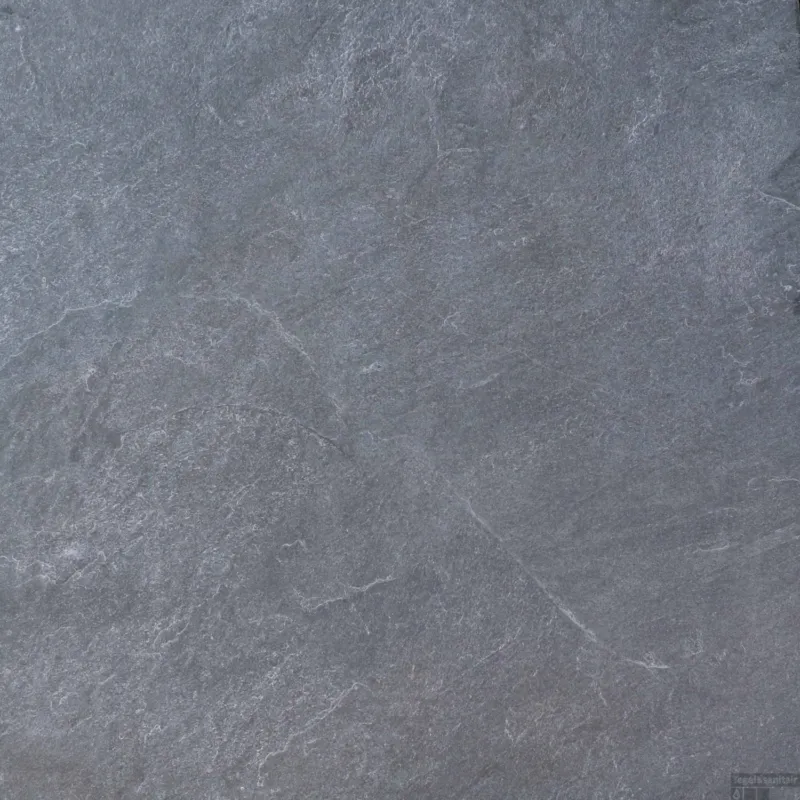 Betaalbaar Buitentegels Ceramaxx Andes Leisteenlook Gerectificeerd 90x90x3 cm Nero (Doosinhoud 0,81 M2)