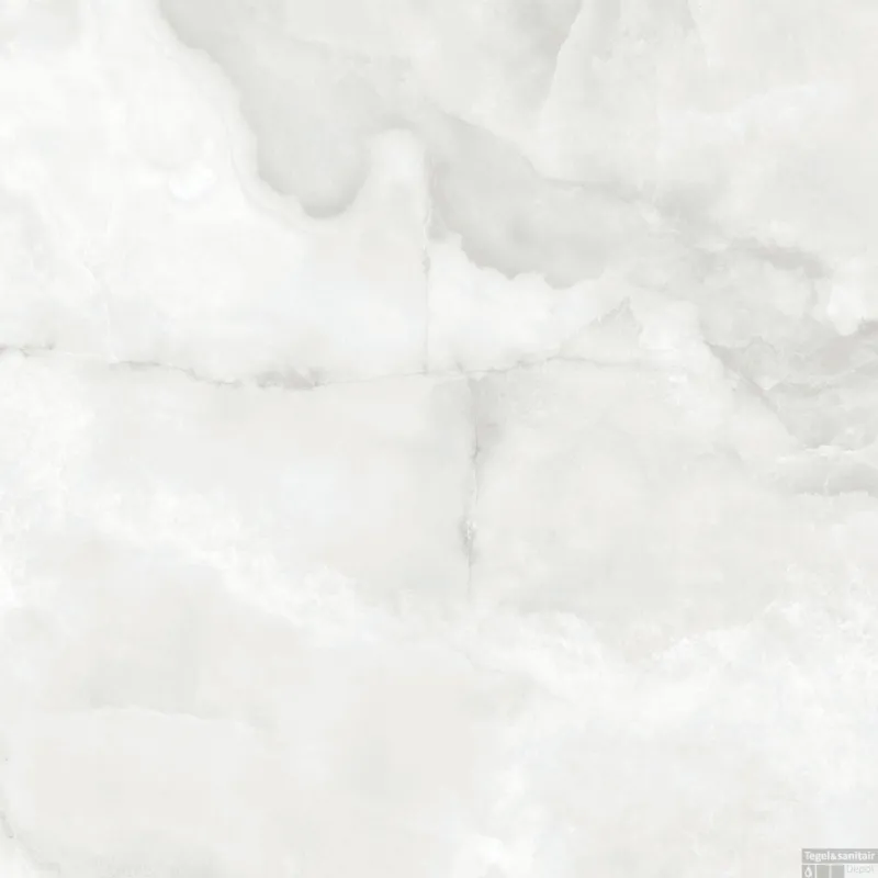 Vloertegel Pamesa Lux Noor White 60x60 cm Gepolijst Wit (Doosinhoud 1,44 M2) Actieprijs