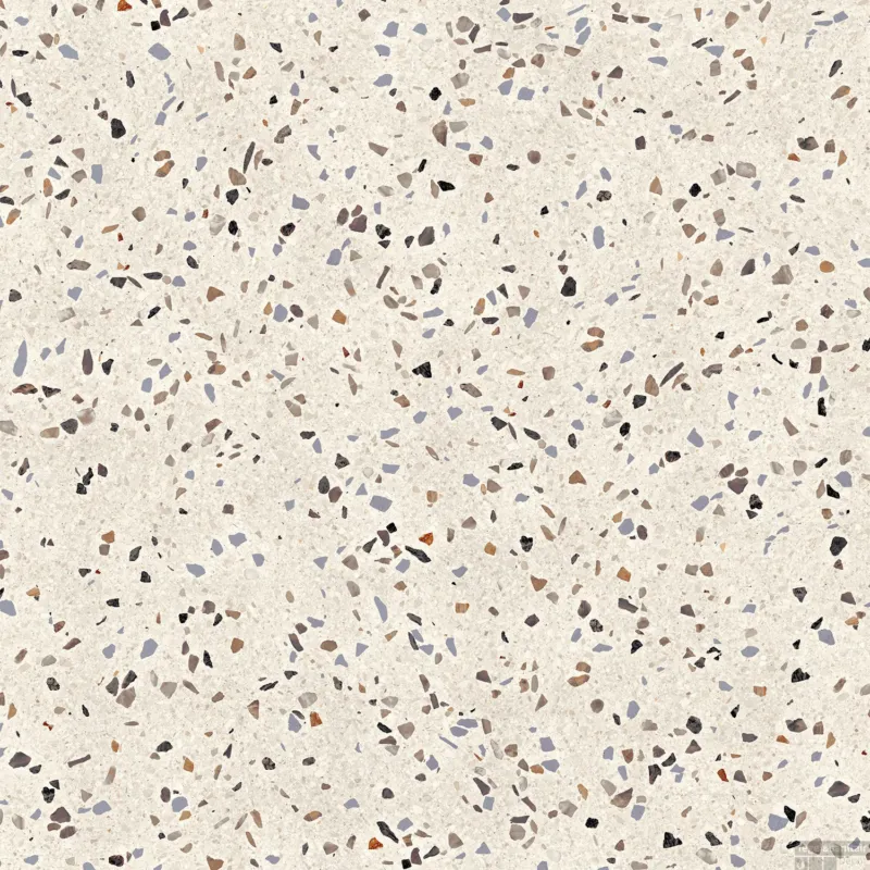 Vloertegel Pamesa Terrazzo Blu 60x60 cm Gerectificeerd Mat Wit (Doosinhoud 1,44 M2) Fabrieksprijs