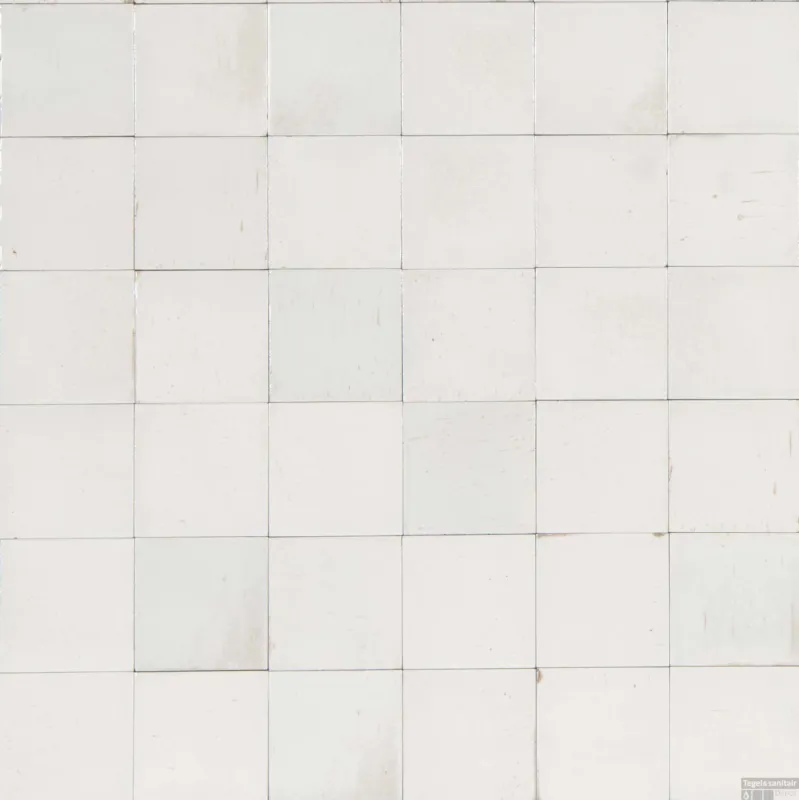 Wandtegel Ragno Gleeze 10x10 cm Bianco Glans Wit (Doosinhoud 0.68 m2) Nu Kopen