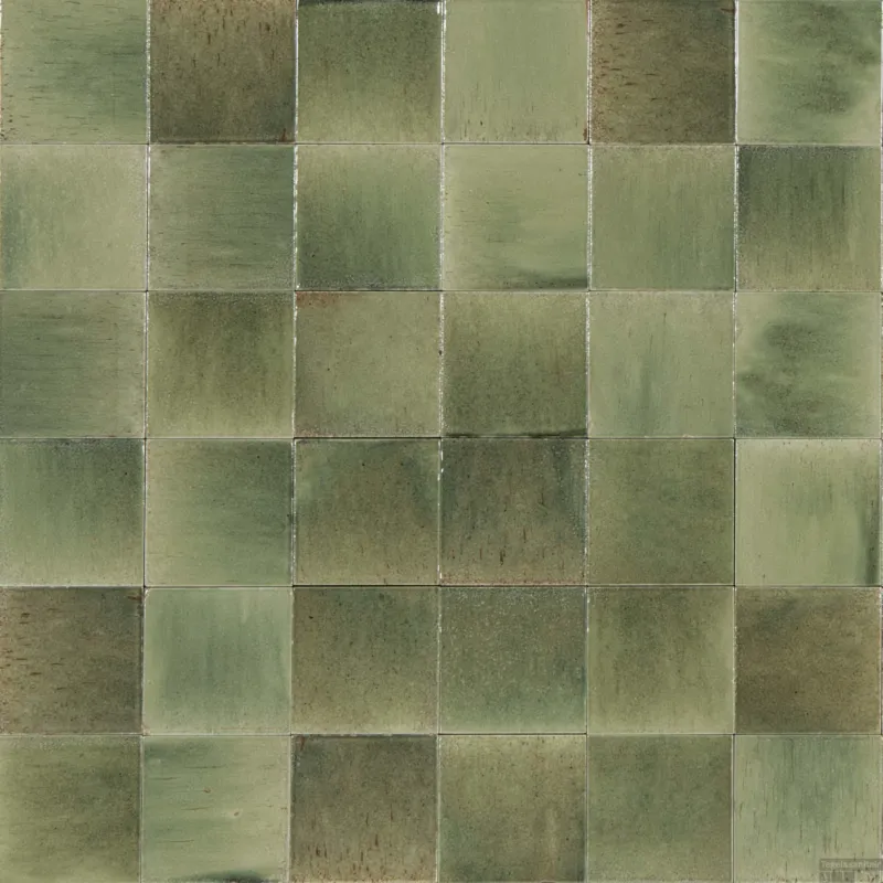 Speciale Aanbieding Wandtegel Ragno Gleeze 10x10 cm Giada Glans Groen (Doosinhoud 0.68 m2)