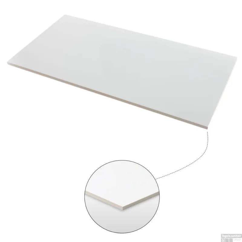 Wandtegel Glans Wit 40X120CM (Doosinhoud 1.44M²) Op = Op