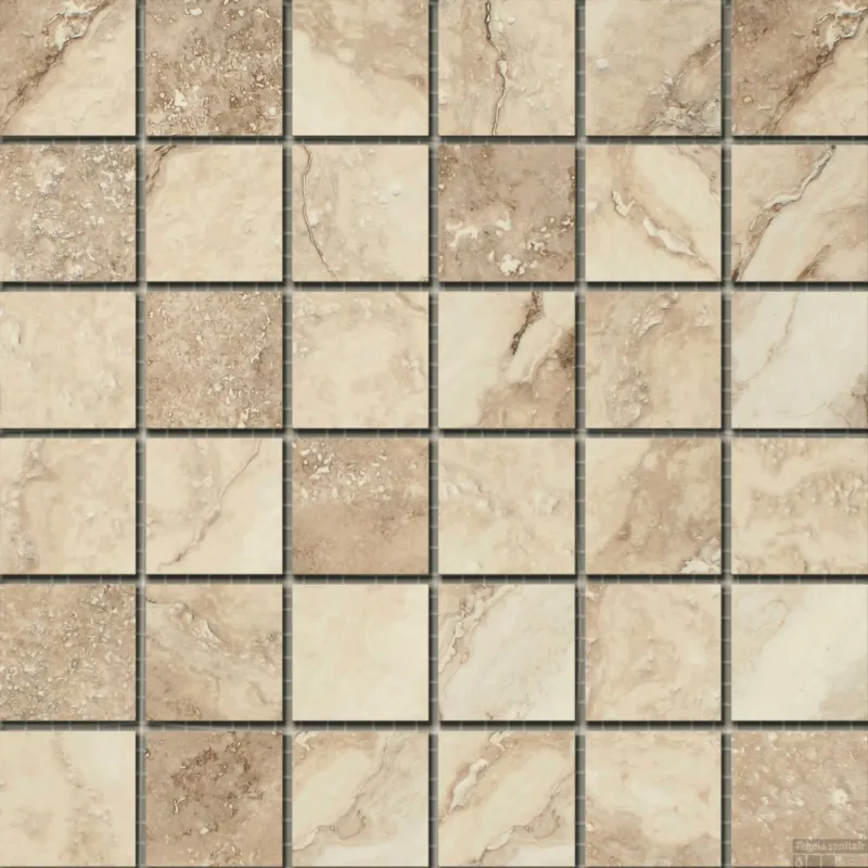 Uitverkoop Mozaïektegel Cristacer Tavertino Di Caracalla Beige 29.2x29.2 cm (Per m2)