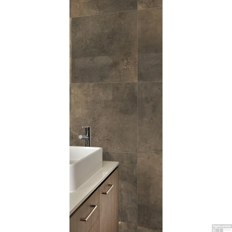 Vloertegel EnergieKer Magnetic Bronze 60x60 cm Brons (doosinhoud 1.44m2) Betrouwbaar