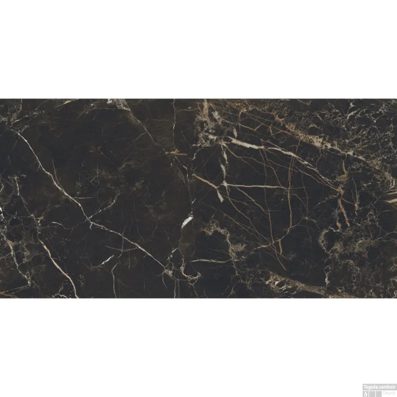 Vloertegel Ape Grupo Night Lux Glans Marmerlook 60x120 cm (doosinhoud 1.44m2) Beperkt Aanbod