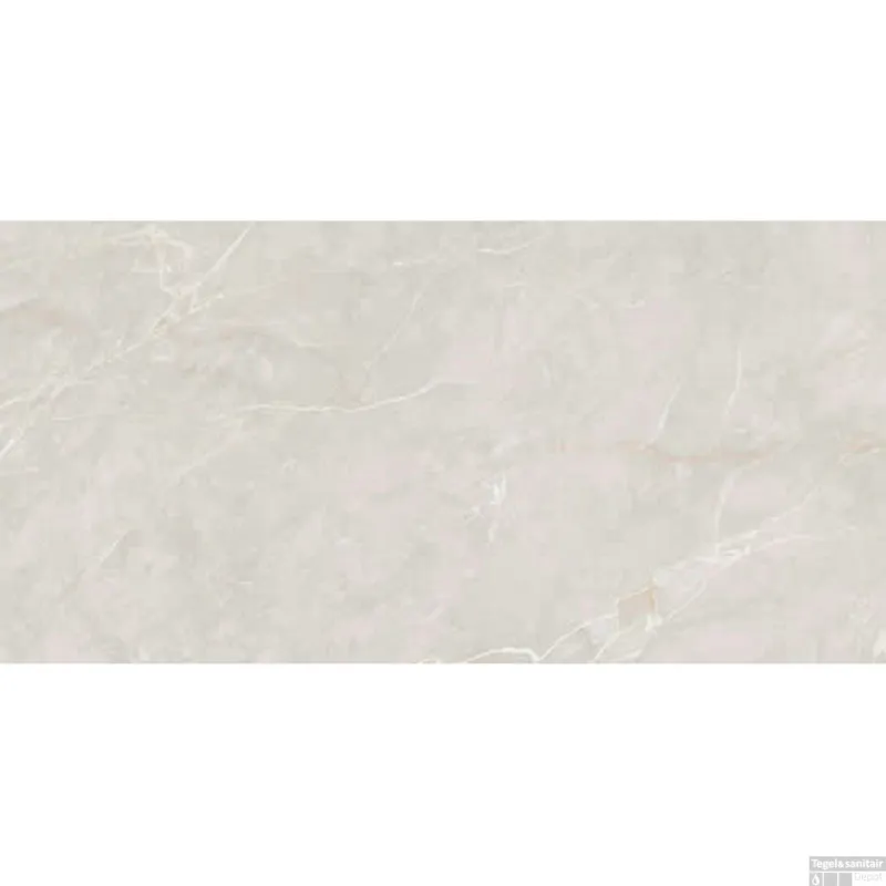 Vloertegel Douglas & Jones Marbles 30x60 cm Glans Belv.Ivory (Doosinhoud 1.08m2) Dagaanbieding