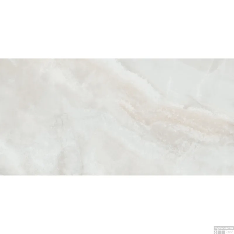 Vloertegel Pamesa Sardonyx White 60x120 cm Gepolijst Wit (Doosinhoud 1,44 M2) Weekendaanbieding
