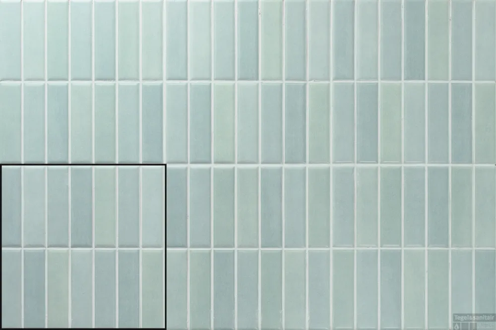 Op = Op Mozaiek Stardos Acquarella Incision 20x20 cm Mat Green (Doosinhoud 1.00 m2)