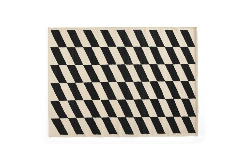 HAY Shift Kelim vloerkleed-140x200 cm-Black Goedkoop