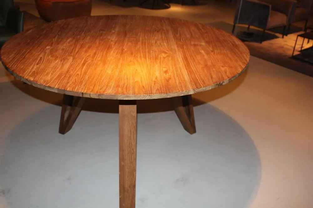 Van Harte Do eetkamertafel 130cm teakhout OUTLET Korting