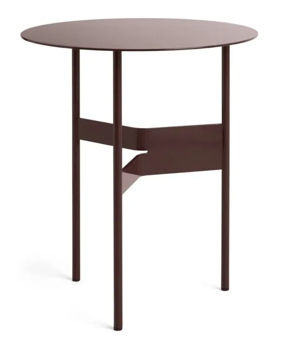 Shop Nu HAY Shim bijzettafel-∅ 45 cm-Bordeaux