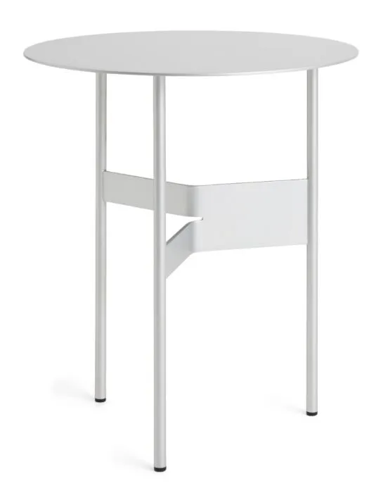 HAY Shim bijzettafel-∅ 45 cm-Silver grey Merkproduct