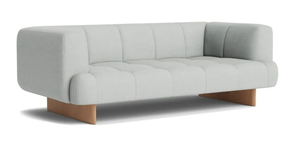 HAY Quilton Lift 2-zits bank-Naveli 113-Water-based gelakt eikenhout Flitsaanbieding