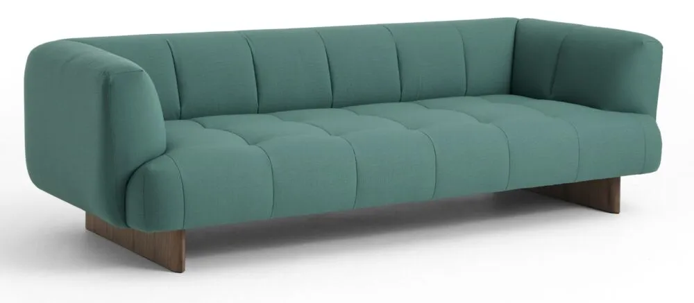 Gereduceerde Prijs HAY Quilton Lift 3-zits bank-Naveli 953-Water-based gelakt walnoot