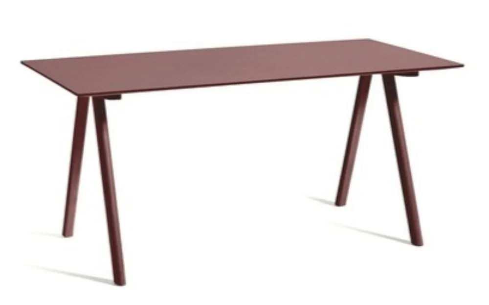 HAY CPH 10 2.0 bureau-Burgundy Lino-Bordeaux water-based gelakt eiken Merkproduct