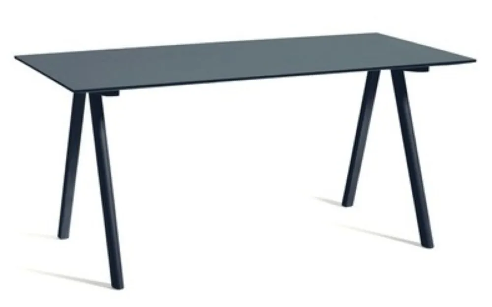 Betrouwbaar HAY CPH 10 2.0 bureau-Smokey blue Lino-Deep blue water-based gelakt eiken