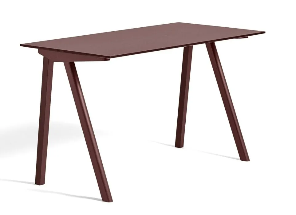 HAY CPH 90 2.0 bureau-Burgundy Lino-Bordeaux water-based gelakt eiken Koopje