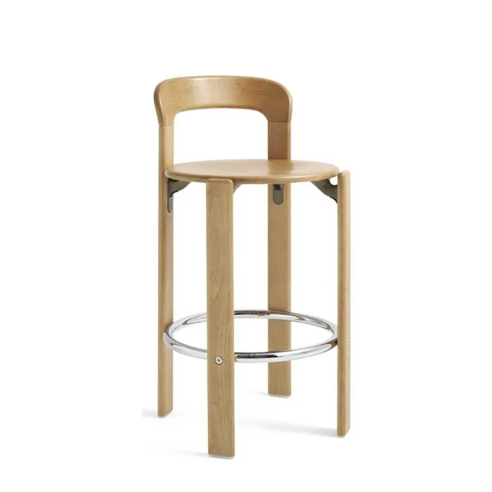 Gereduceerde Prijs HAY Rey barkruk-Golden-Zithoogte 75 cm