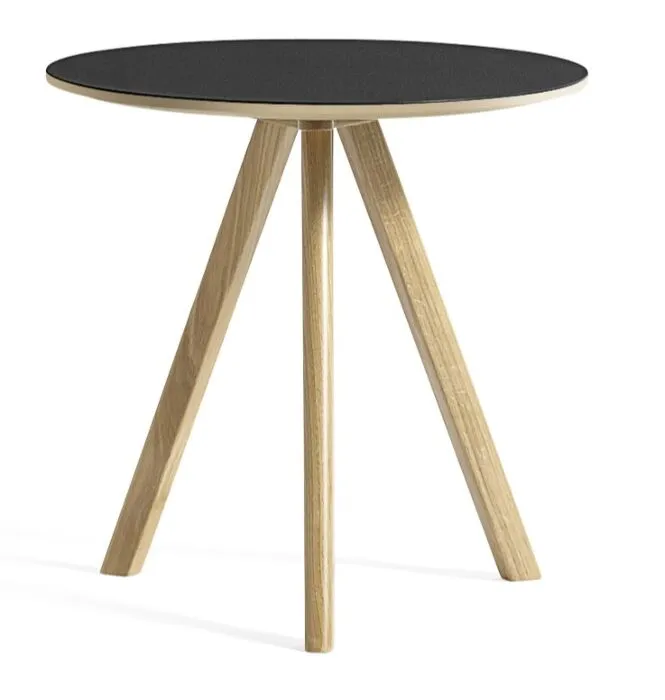 HAY CPH 20 2.0 bijzettafel-Black Linoleum-Water-based gelakt eikenhout Beste Prijs