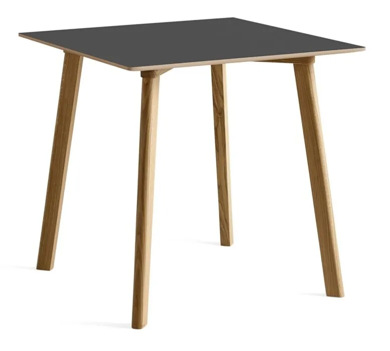 Hay CPH Deux 210 tafel 75x75-Stone grey-Water-based gelakt eikenhout Laatste Kans