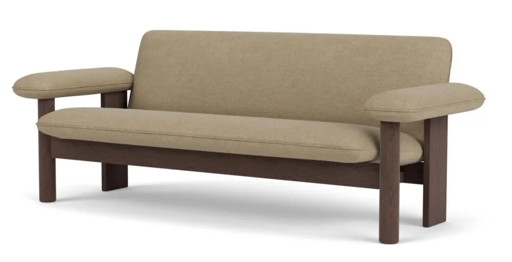 Meest Verkocht Audo Copenhagen Brasilia bank-Audo Bouclé 02-Dark Stained Oak