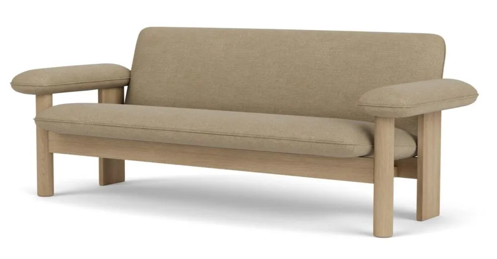 Direct Beschikbaar Audo Copenhagen Brasilia bank-Audo Bouclé 02-Natural Oak