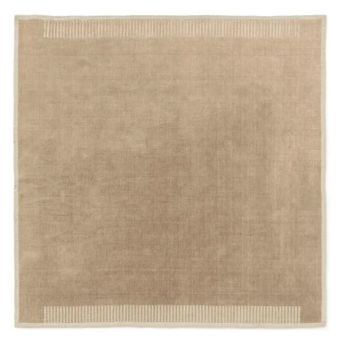 Speciale Aanbieding Audo Copenhagen Duomo vloerkleed-Limestone Beige-270x270 cm