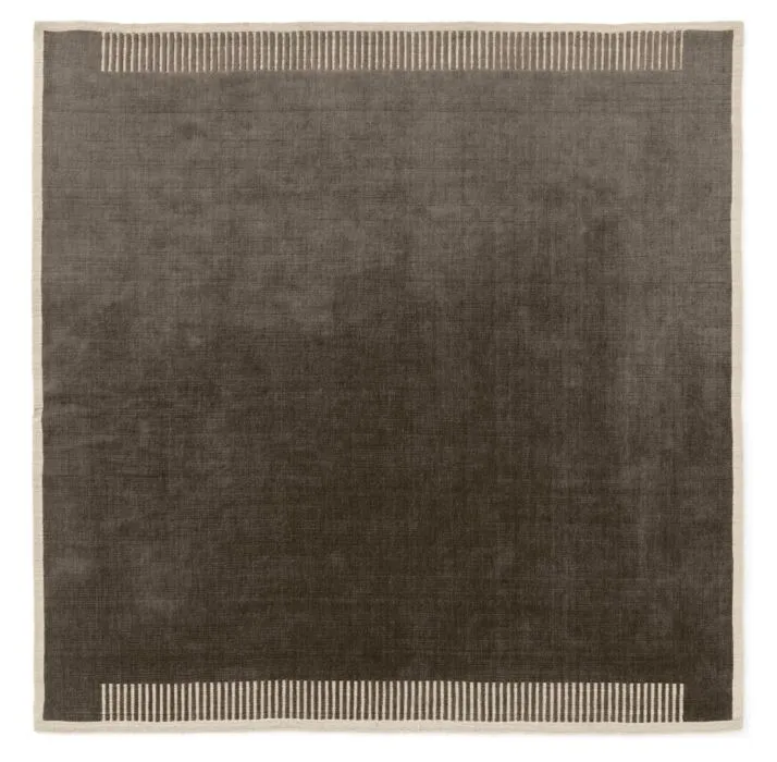 Bestel Nu Audo Copenhagen Duomo vloerkleed-Marble Grey-270x270 cm