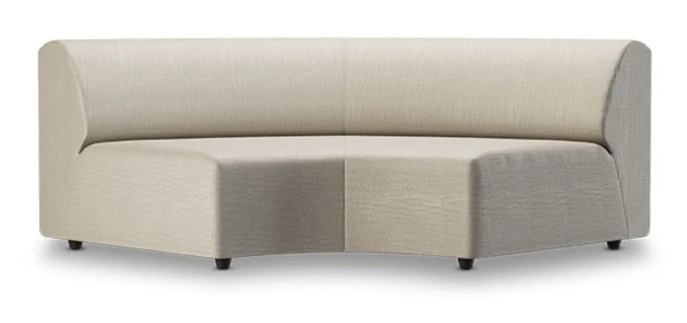 Exclusieve Aanbieding HKliving Jax bank element rond-Ivory
