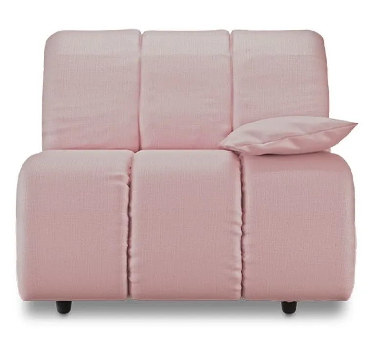 HKliving Wave bank - Right Low Arm element-Blossom Koopje