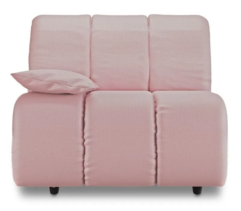 Populair HKliving Wave bank - Left Low Arm element-Blossom