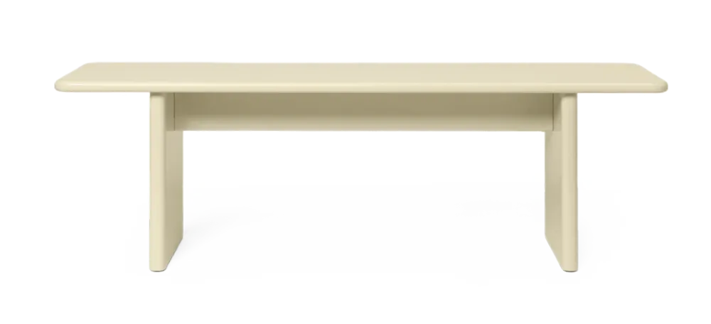 Koop Vandaag Ferm Living Rink bank-Eggshell-140 cm