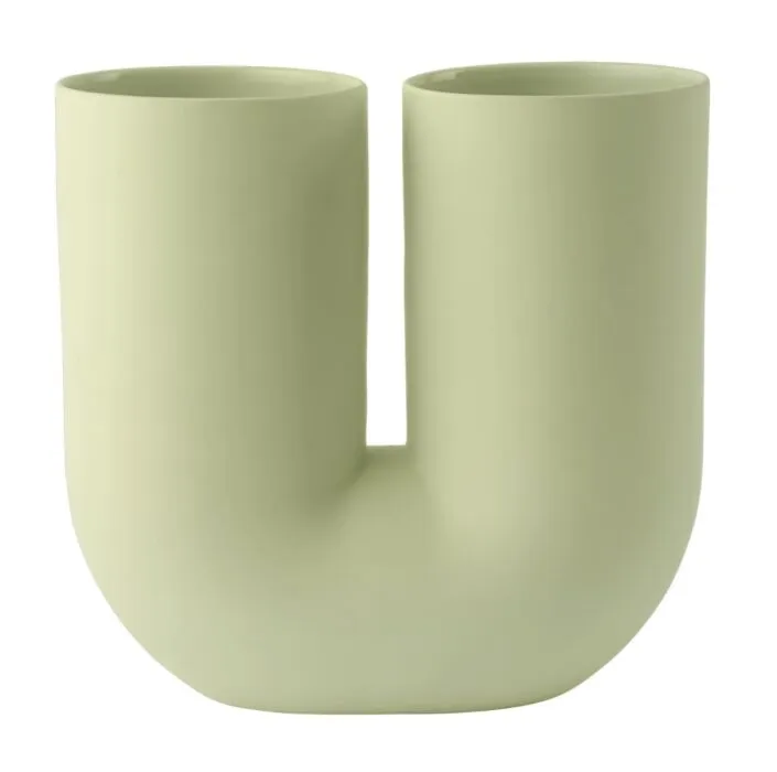 muuto Kink vaas-Light Green Finale Uitverkoop