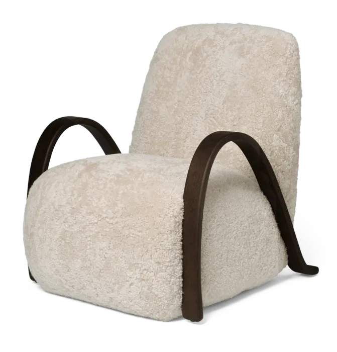 Must-Have Ferm Living Buur loungestoel-Sheepskin Moonlight