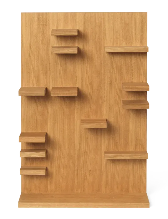 Koop Vandaag Ferm Living Parade wandplank - Oiled Oak-Small