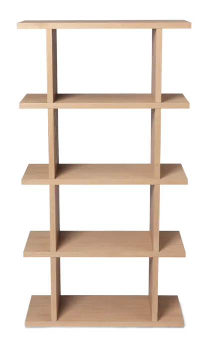 Ferm Living Kona boekenkast-1x4-Natural Direct Verzonden
