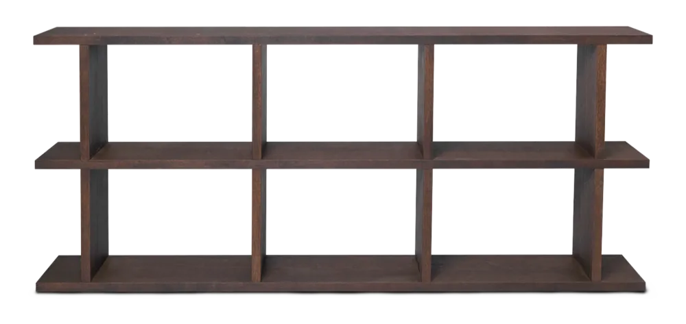 Ferm Living Kona boekenkast-3x2-Dark Stained Oak Koopje