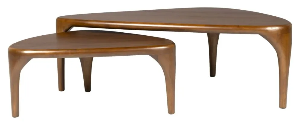Beste Prijs Zuiver Isla salontafels - set van 2-Walnut
