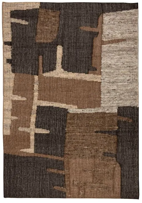 Dutchbone Briton vloerkleed-200x300 cm-Brown Voordeelprijs