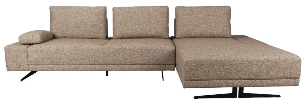 Koop Online Dutchbone Shelly bank-Hoek rechts-Cinnamon