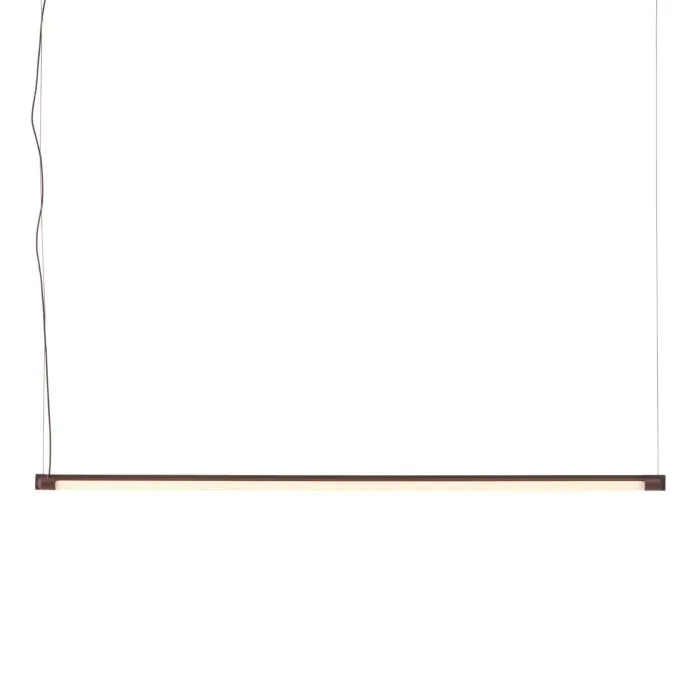 Favoriet Muuto Fine Suspension lamp 120 cm-Deep Red