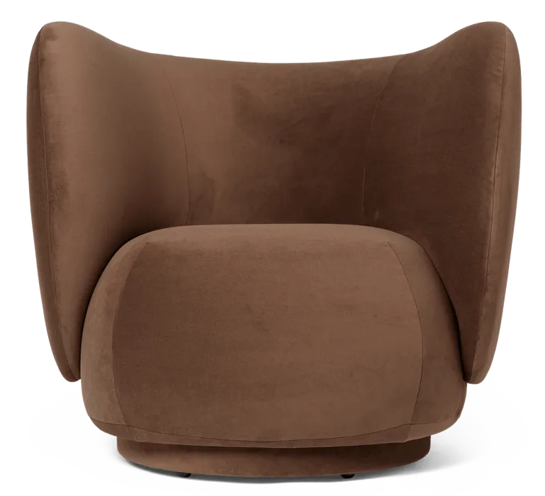 Ferm Living Rico lounge fauteuil - Rich Velvet Actieprijs