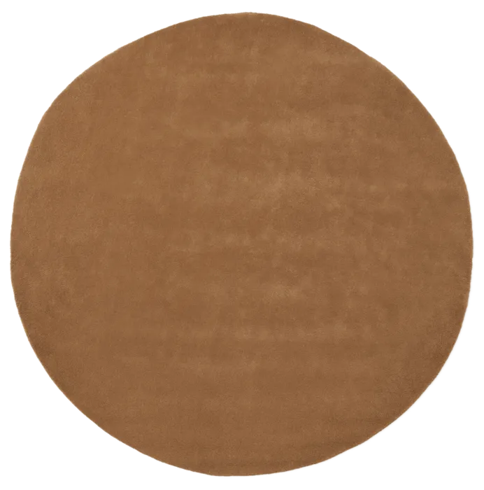 Actieprijs Ferm Living Stille Tufted rond vloerkleed-Toffee