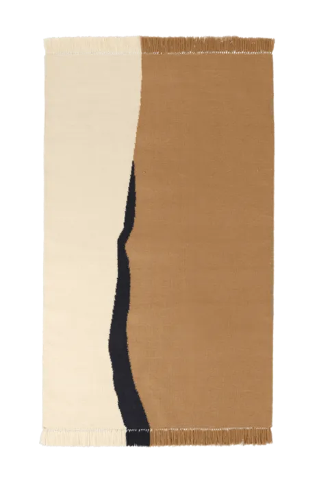 Ferm Living Soil Kelim vloerkleed-140x200 cm Express Levering
