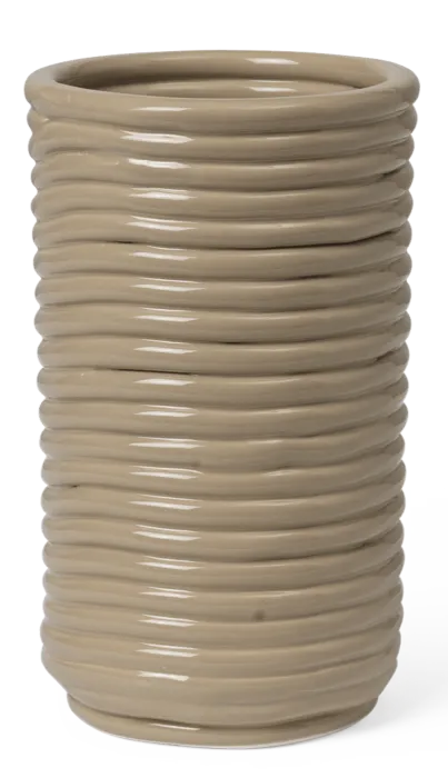 Ferm Living Corduroy vaas-Cashmere Premium