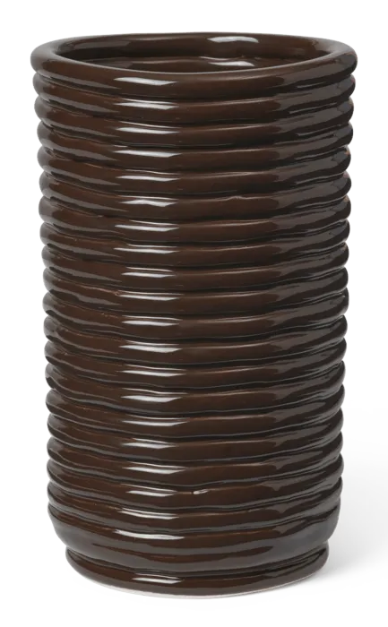 Shop Nu Ferm Living Corduroy vaas-Carob Brown