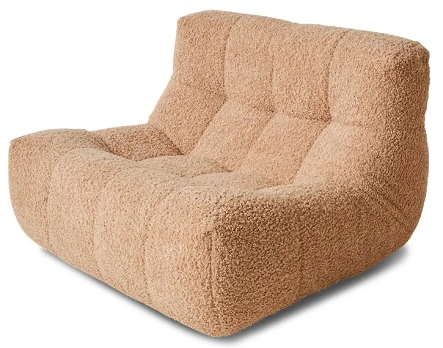 HKliving Lazy loungestoel-Beige Superprijs