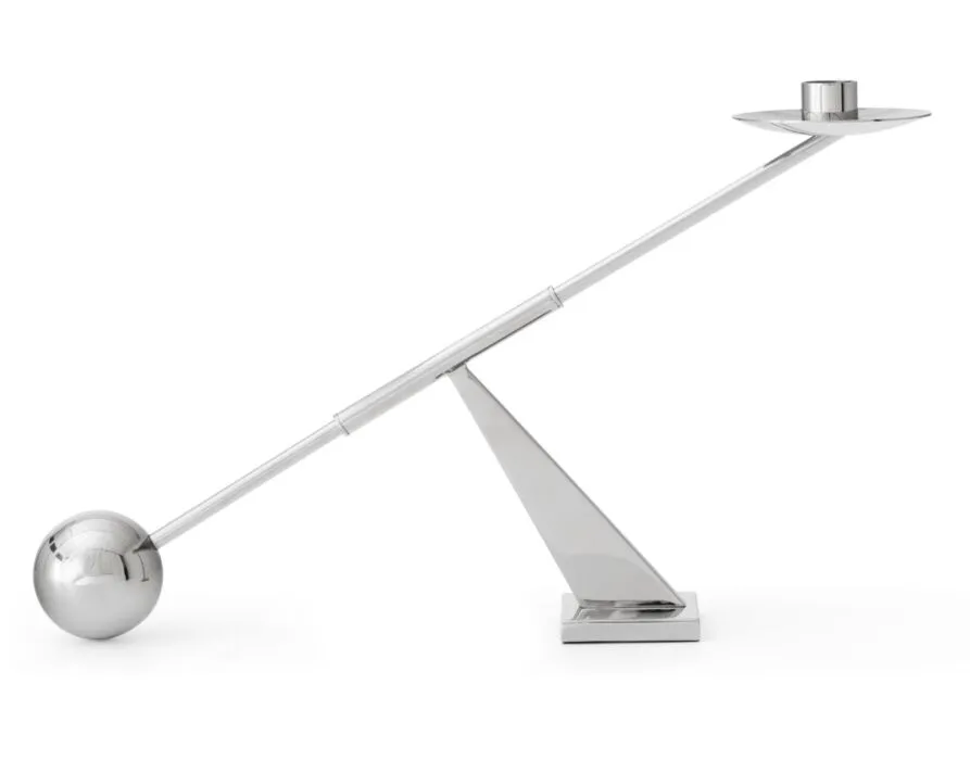 Audo Copenhagen Interconnect kandelaar - small-Stainless Steel Fabrieksprijs